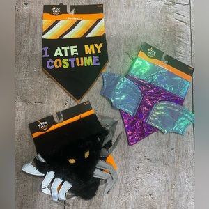 Hyde & EEK! Boutique Halloween Dog Slide Bandana Set of 3 NWT NEW Spider Dragon